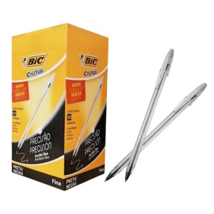BIC BOLIGRAFOS NEGRO CRISTAL 0,8mm